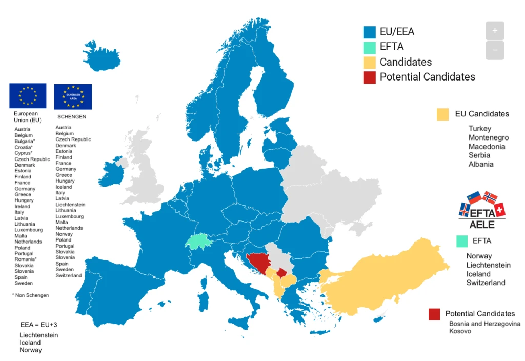 EU/EFTA/Schengen